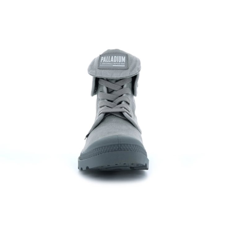 Palladium Baggy Men's Boots Dark Grey | UK T527-RJD